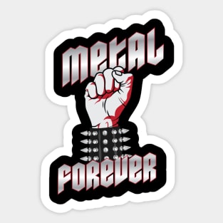 Metal Forever Sticker